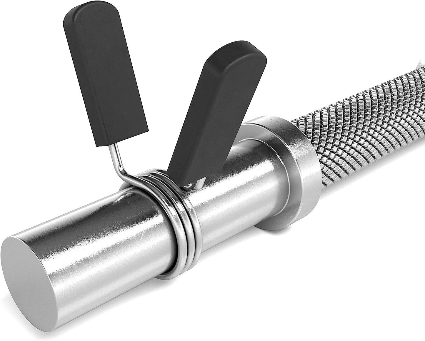 Lot de 2 barres d'haltères ScSPORTS Spring Lock - 35,5 cm - 30 mm