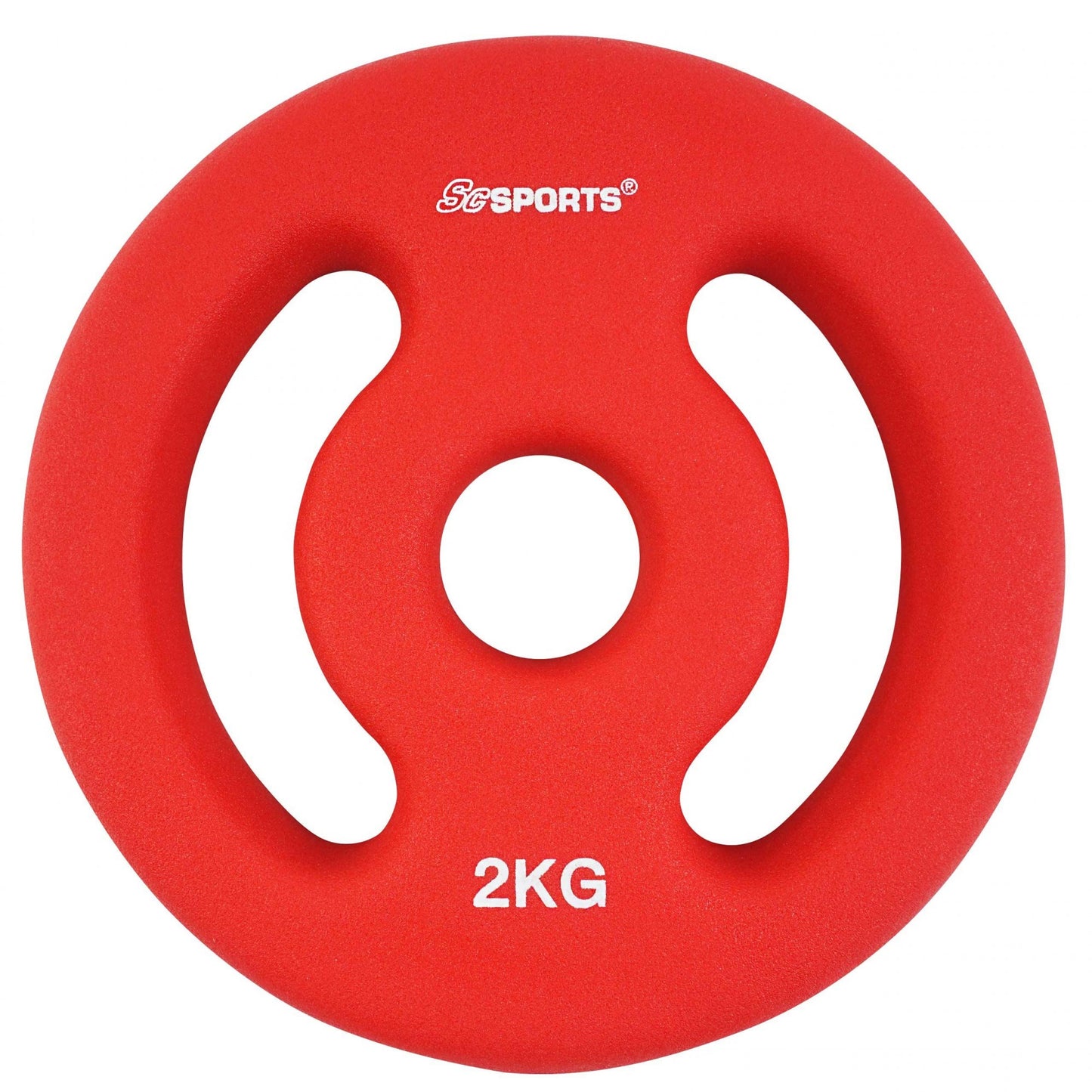 ScSPORTS Weight plates set 4 kg - 2 x 2 kg Vinyl - 30 mm