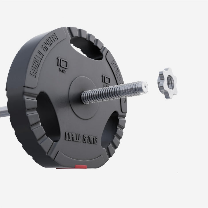 Disque de poids 10 kg Gripper Plastique - 30/31 mm