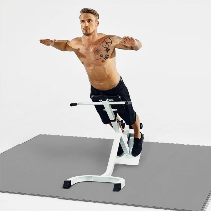 Gym Floor Protection Mats (16 pieces, total 5.76 m2) Gray