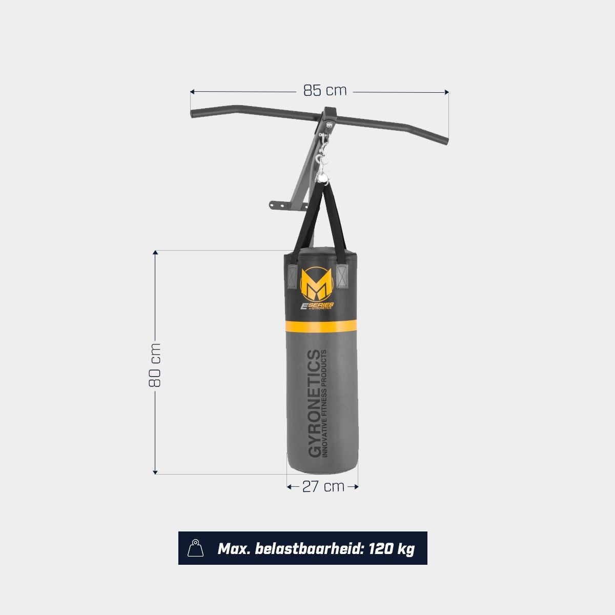 2-in-1 Bokszak En Optrekstang