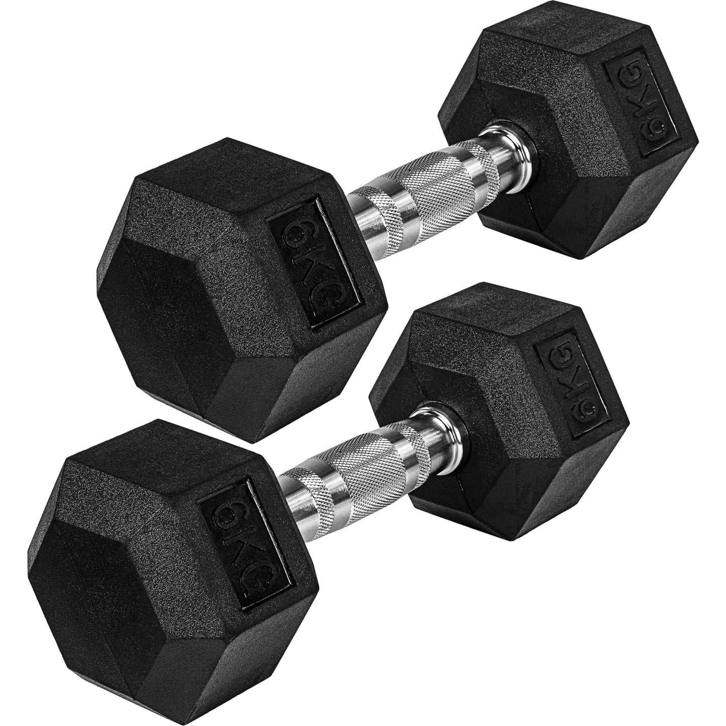Hexagon dumbbell set 12 kg - 2 x 6 kg
