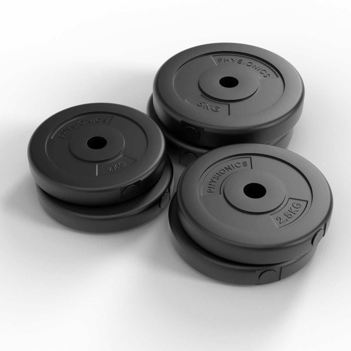 Physionics Dumbell 20 kg Kunststof - 25 mm