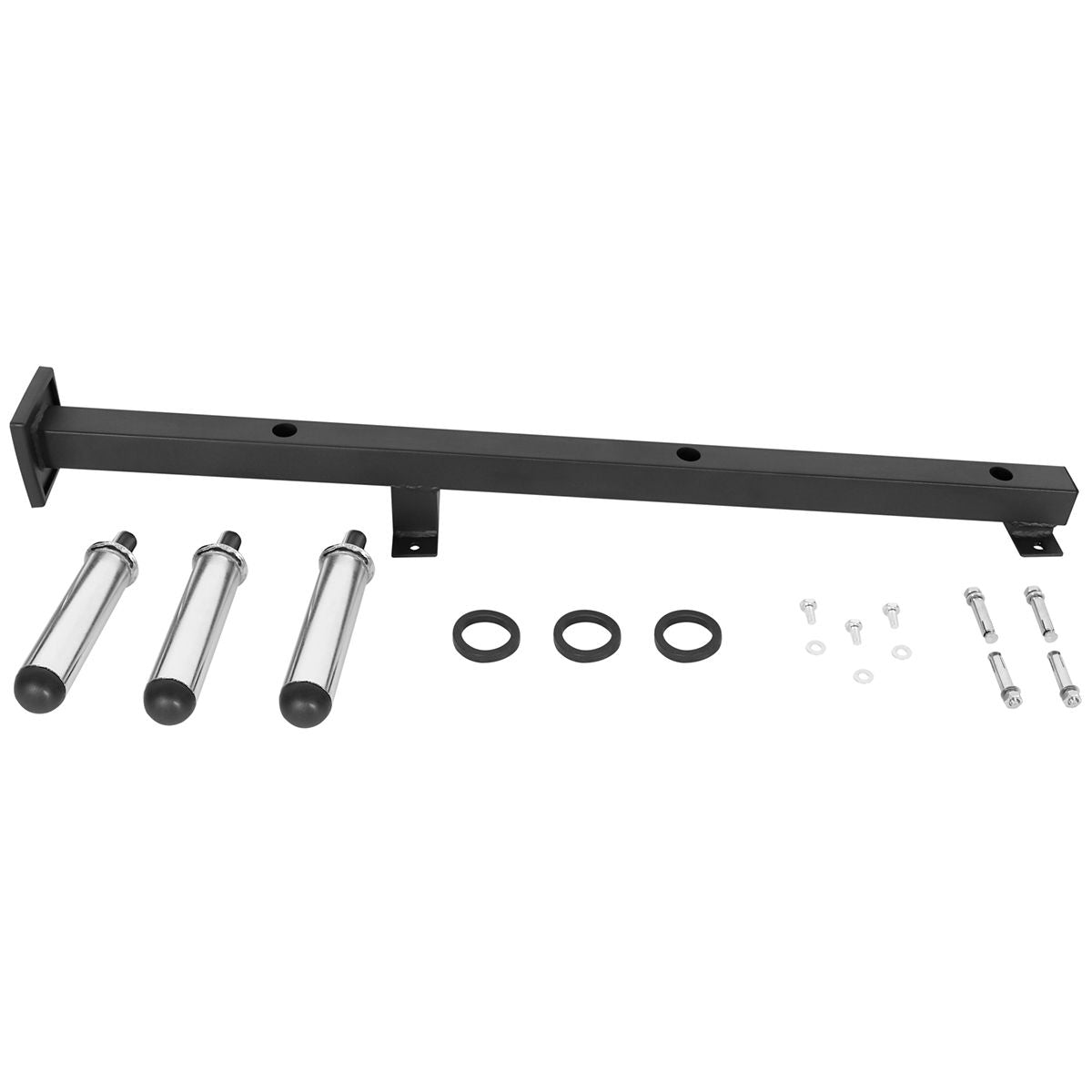 Halterschijven Standaard Wandmontage 50 mm - Zwart