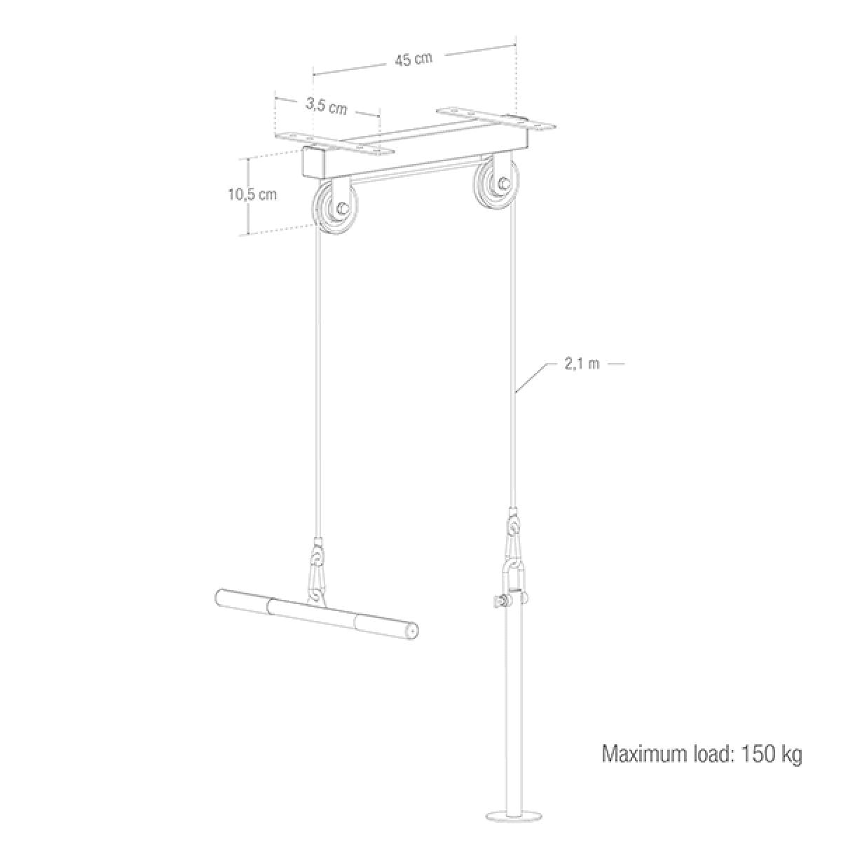Lat Pulley (dakmontage)