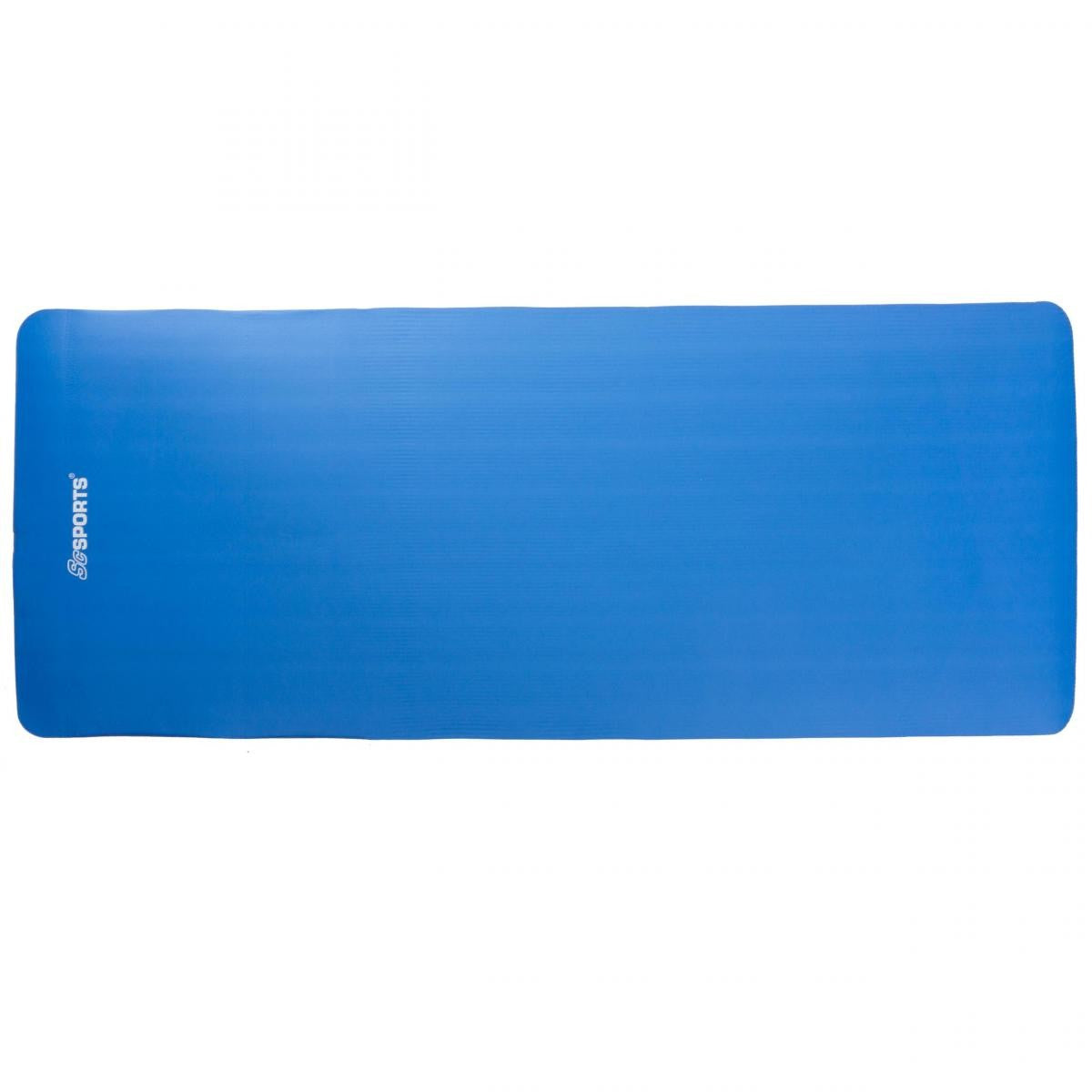 ScSports - Fitnessmat - 190 cm x 80 cm x 1,5 cm - Blauw