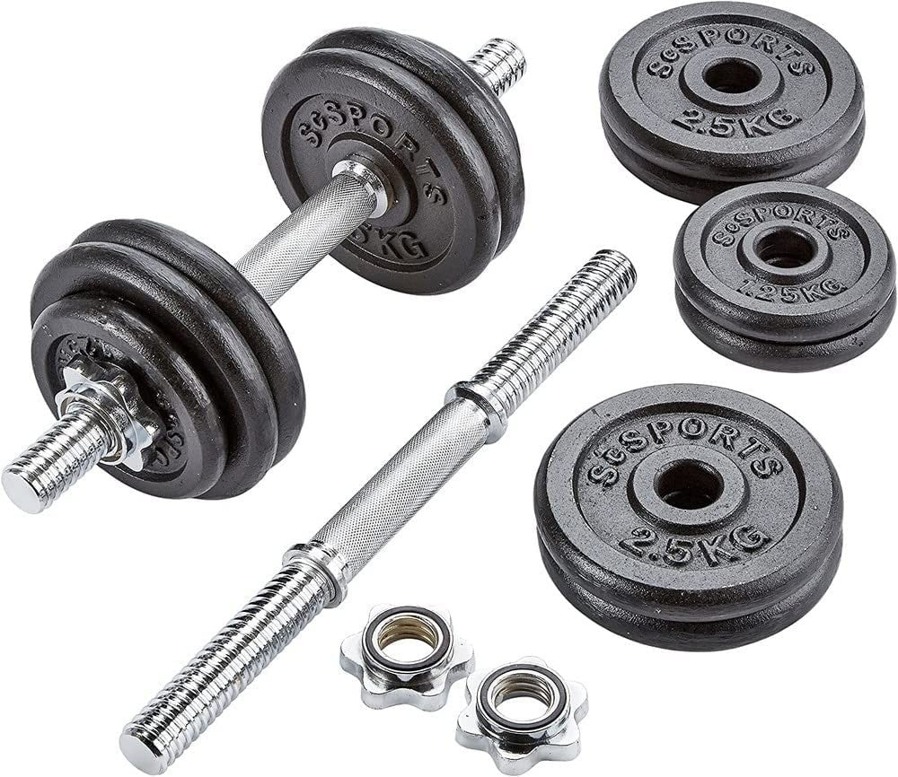 ScSPORTS Dumbellset 30 kg Gietijzer