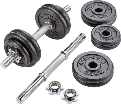 ScSPORTS Dumbellset 30 kg Gietijzer