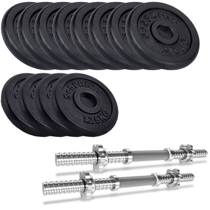 ScSPORTS Dumbellset 30 kg Gietijzer