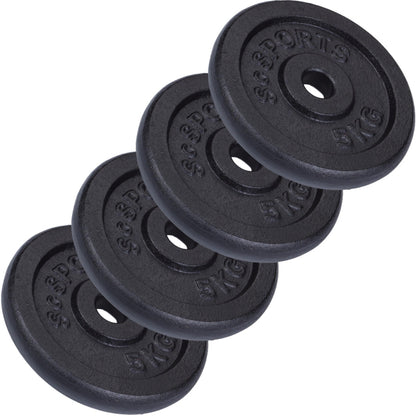 ScSPORTS EZ-Curlset 34,5 kg Gietijzer - 30 mm