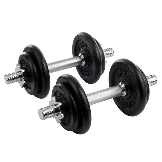 ScSPORTS Dumbellset 20 kg Gietijzer