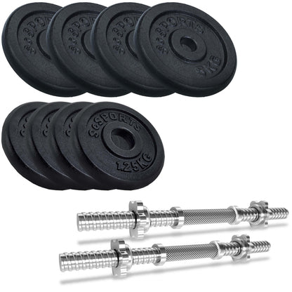 ScSPORTS Dumbellset 30 kg Gietijzer - 30 mm