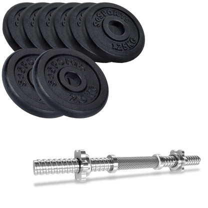 ScSPORTS Dumbell 15 kg Gietijzer - 30 mm