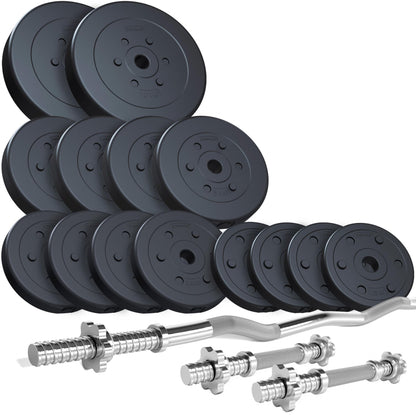 ScSPORTS EZ-Curlset 66 kg Plastique - 30 mm