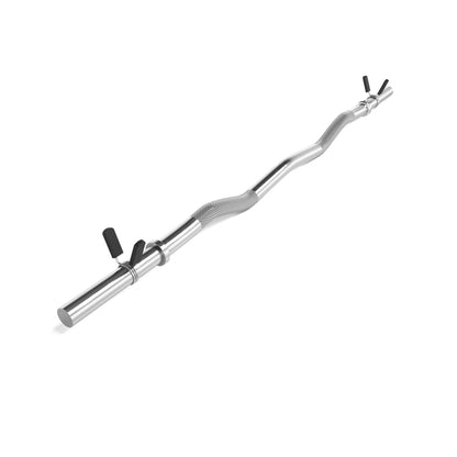 Barre ScSPORTS EZ-Curl 120 cm avec fermeture à ressort - 30 mm