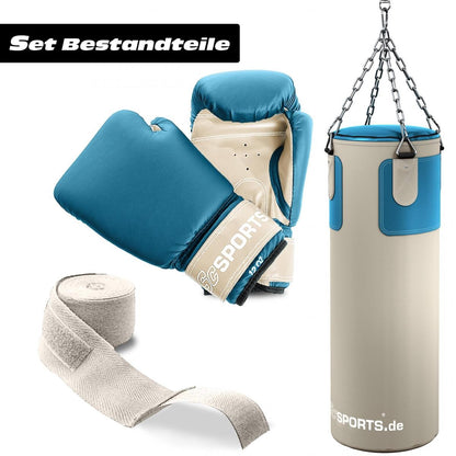 Set de boxe ScSPORTS 25 kg Beige/Pétrole