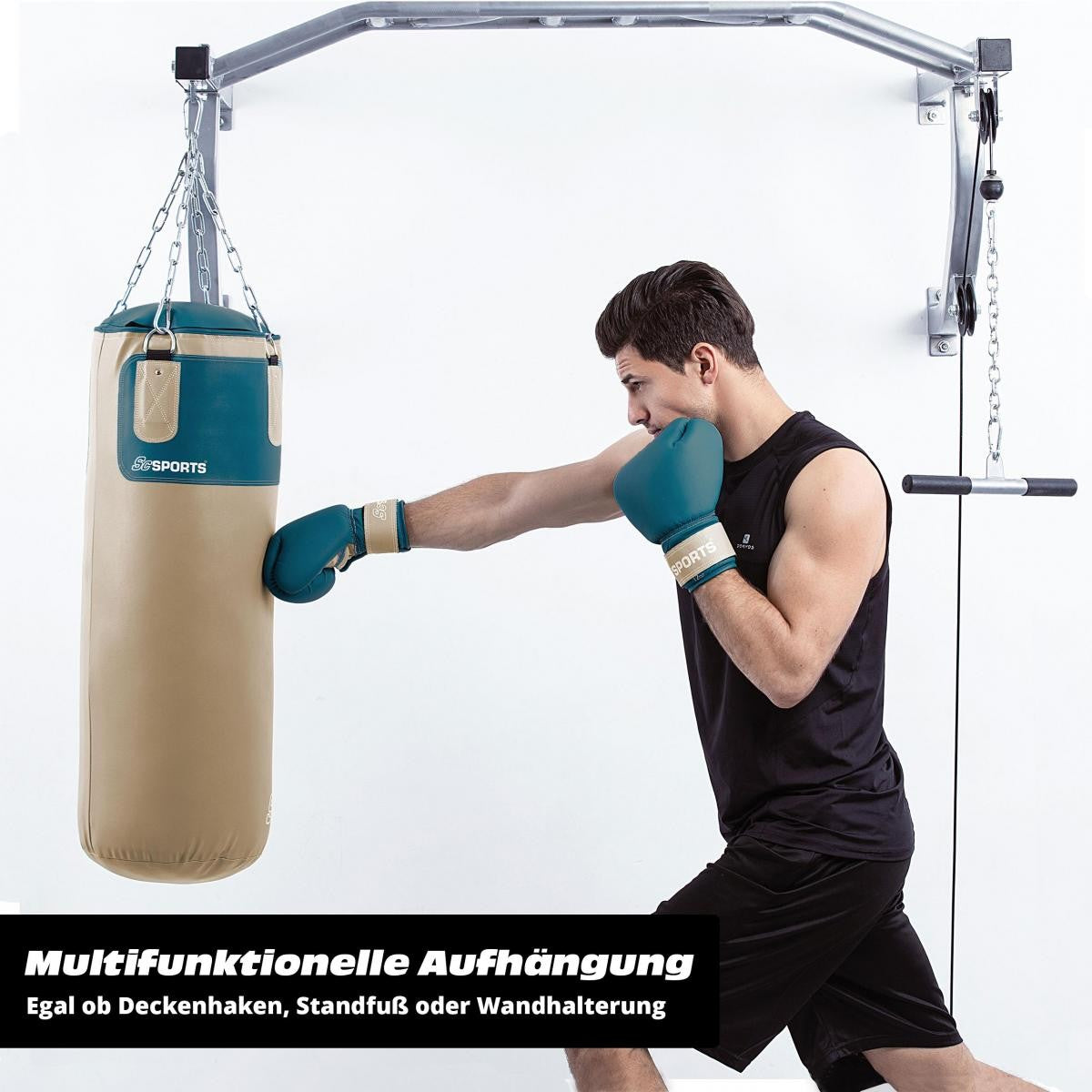 Set de boxe ScSPORTS 25 kg Beige/Pétrole