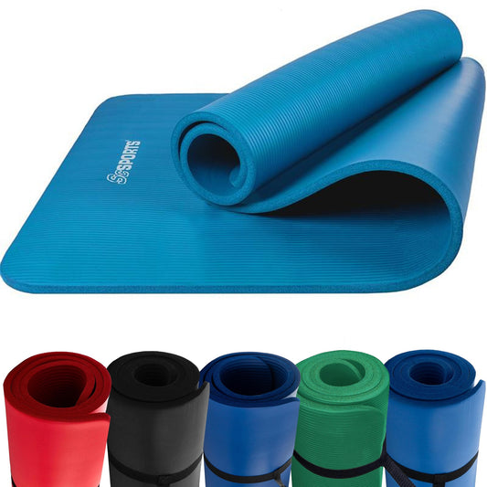 ScSPORTS Yogamat 190 cm x 80 cm x 1,5 cm - Licht blauw