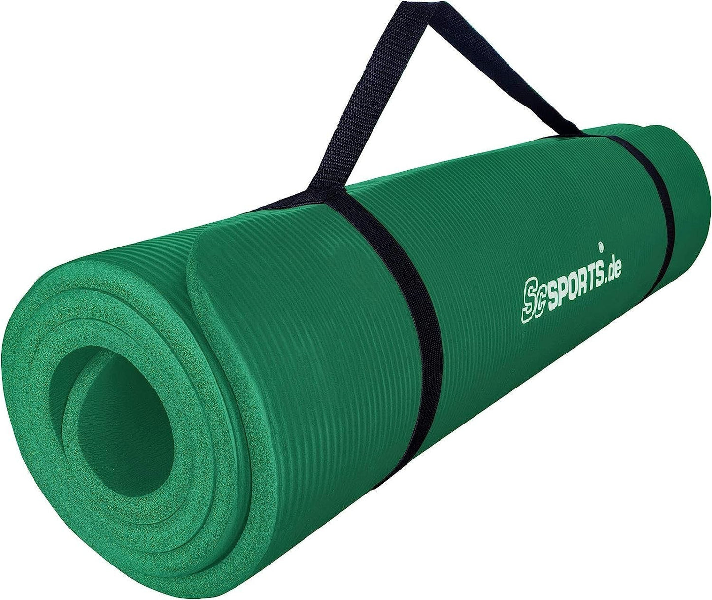 Tapis de yoga ScSPORTS 190 cm x 80 cm x 1,5 cm - Vert