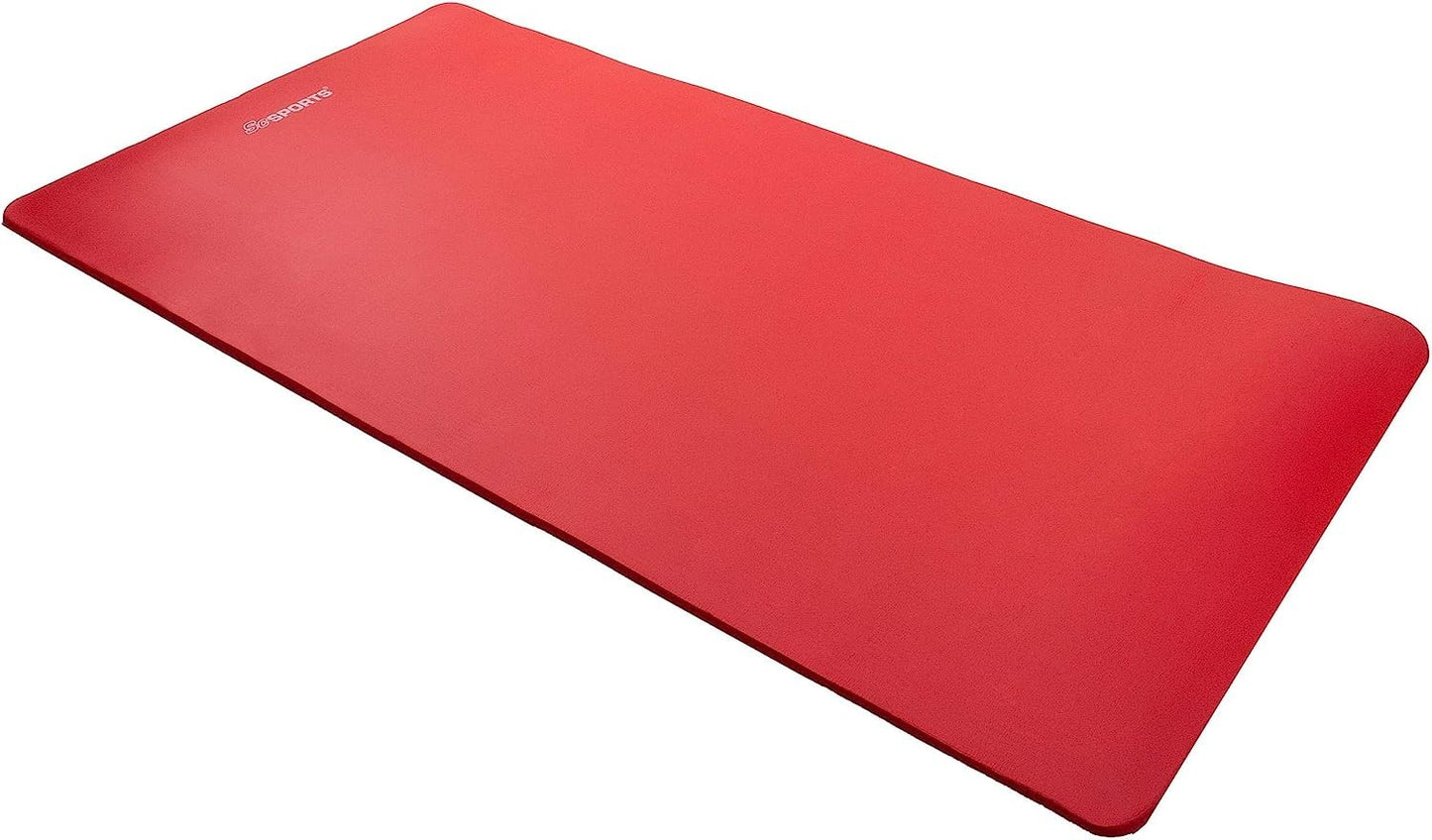 Tapis de yoga ScSPORTS 190 cm x 80 cm x 1,5 cm - Rouge