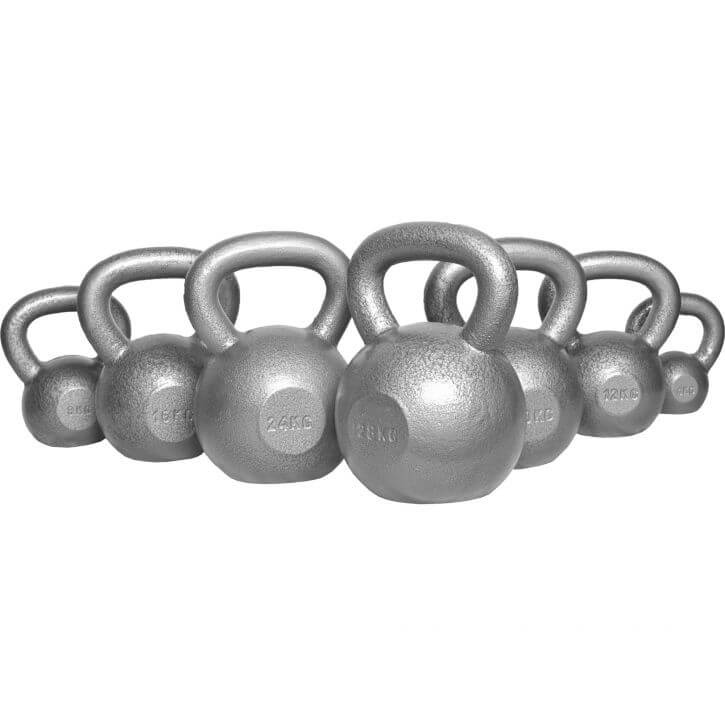 Complete set kettlebells 144 kg gietijzer