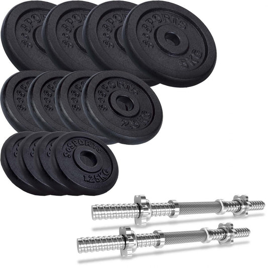 ScSPORTS Dumbellset 40 kg Gietijzer - 30 mm