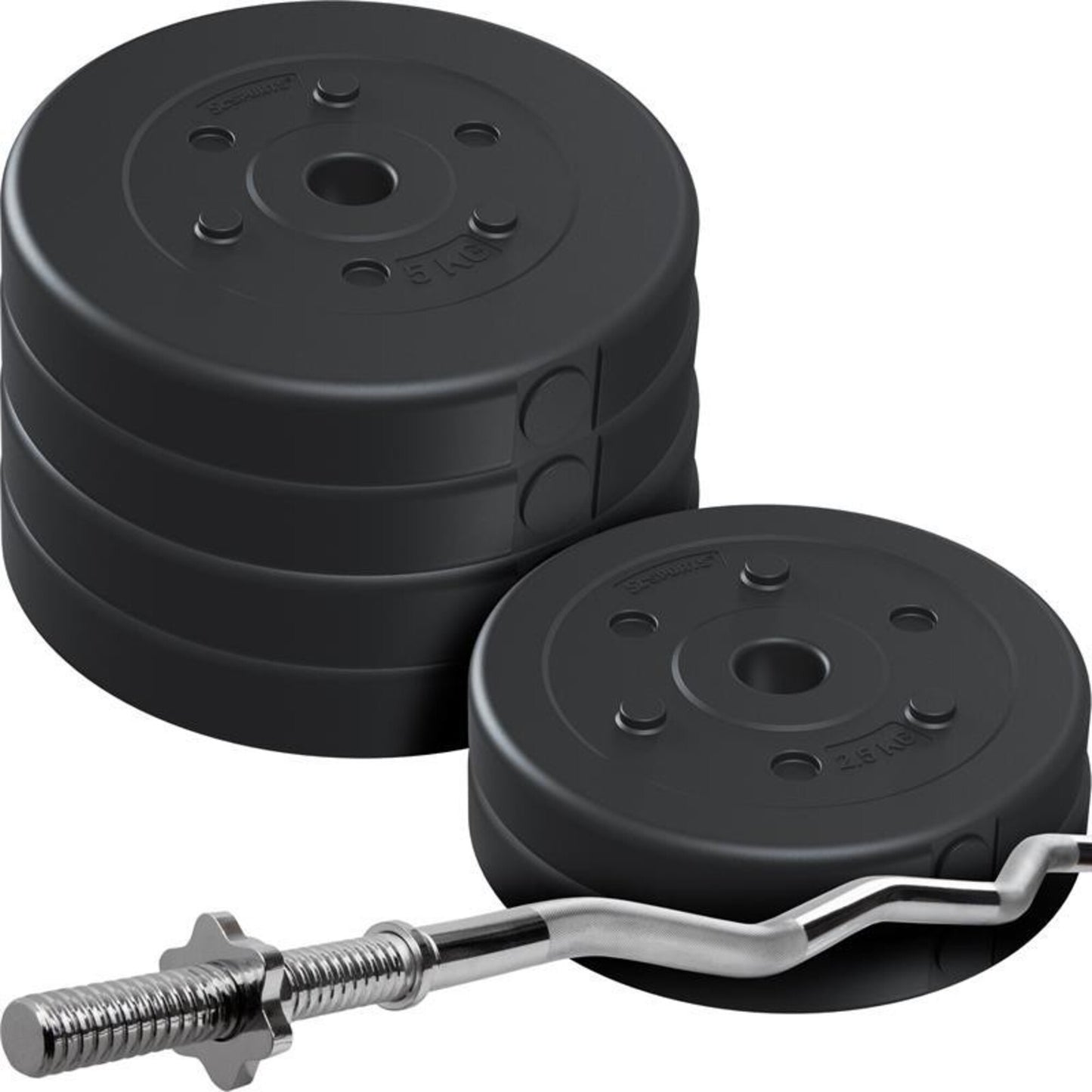 ScSPORTS EZ-curl set 32 kg Kunststof