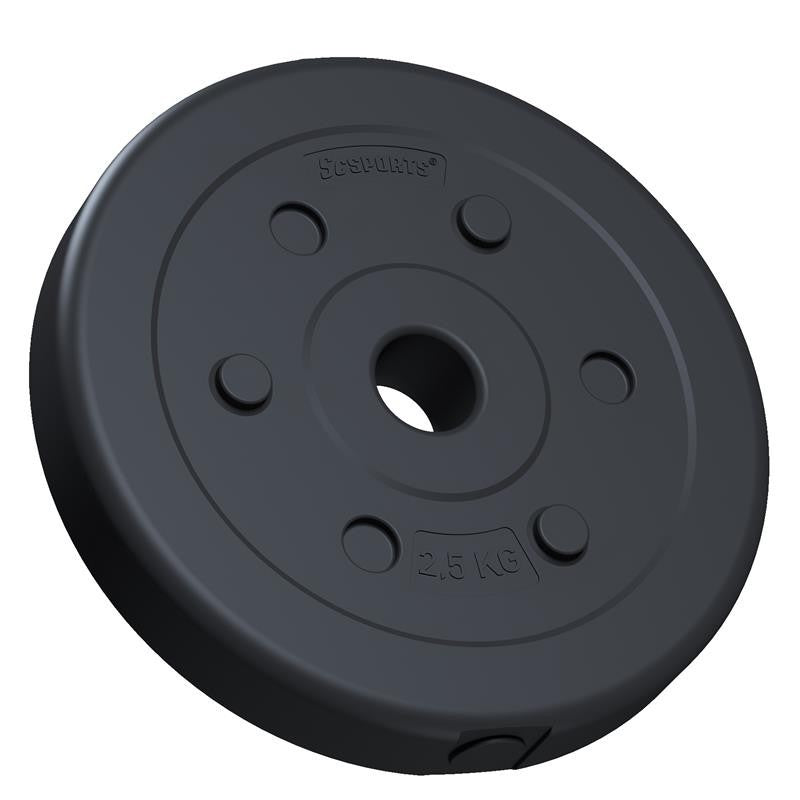 Ensemble d'haltères ScSPORTS 45 kg Plastique - 30 mm