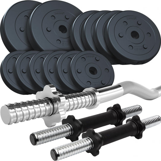 ScSPORTS EZ-Curlset 35 kg Kunststof - 30 mm