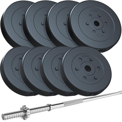 Ensemble d'haltères ScSPORTS 60 kg Plastique - 30 mm