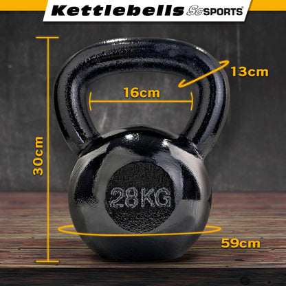 ScSPORTS Kettlebell 28 kg Fonte Grise