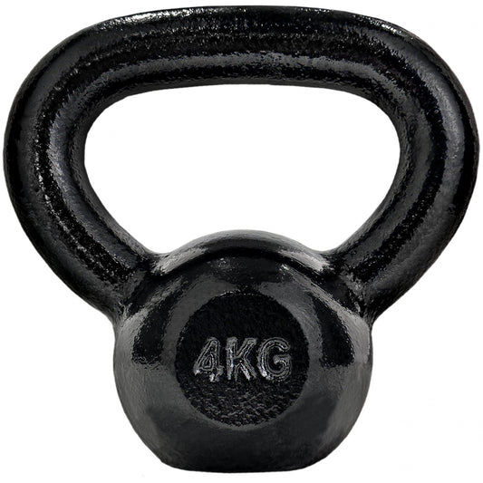 ScSPORTS Kettlebell 4 kg Gietijzer Grijs