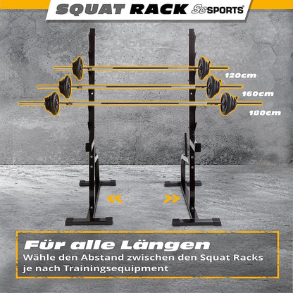 ScSPORTS Squat Rack Zwart