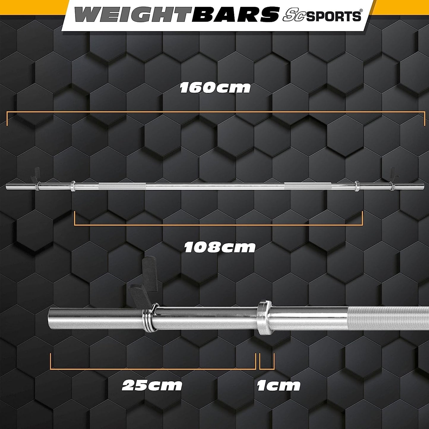 ScSPORTS Halterset 45 kg Gietijzer