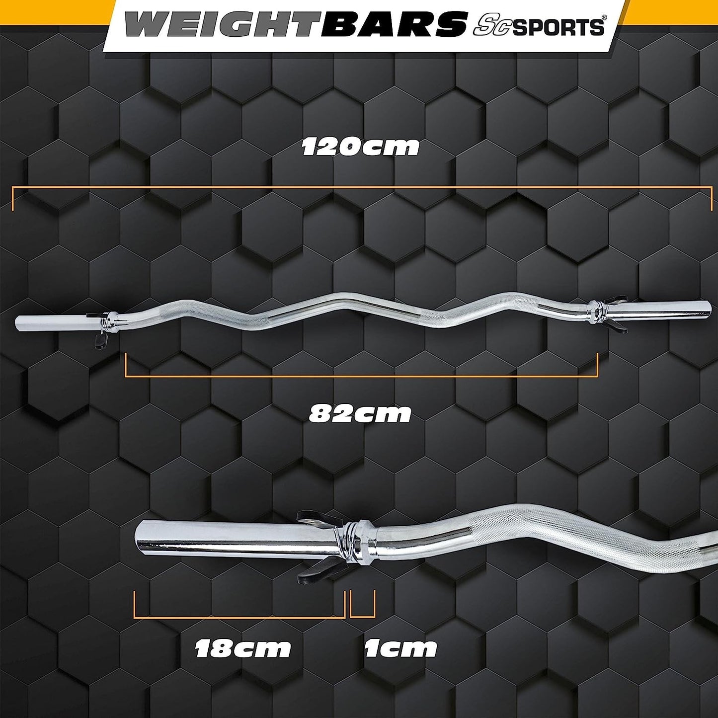 Ensemble d'haltères ScSPORTS 45 kg en fonte