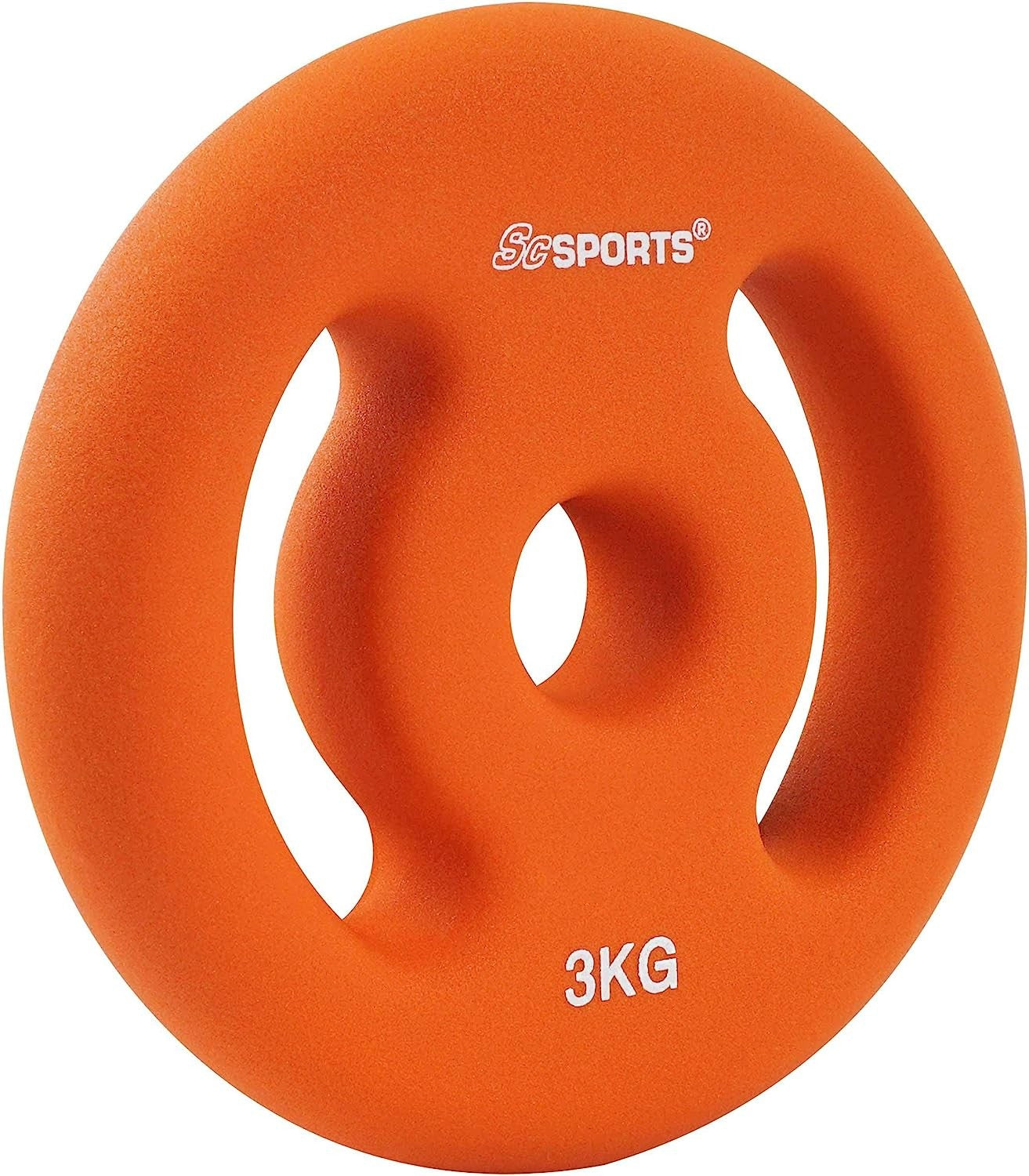 Ensemble de disques de poids ScSPORTS 6 kg - 2 x 3 kg Vinyle - 30 mm