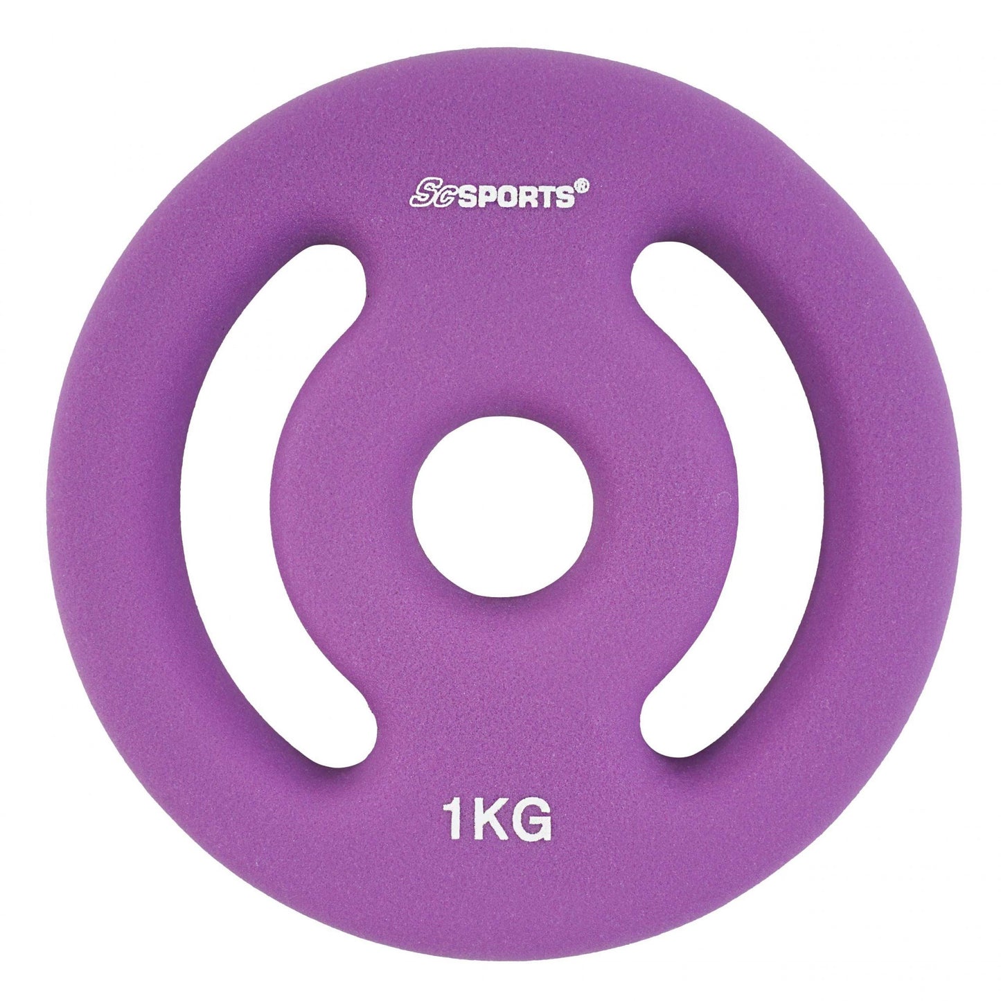 ScSPORTS Halterschijven set 2 kg - 2 x 1 kg Vinyl - 30 mm