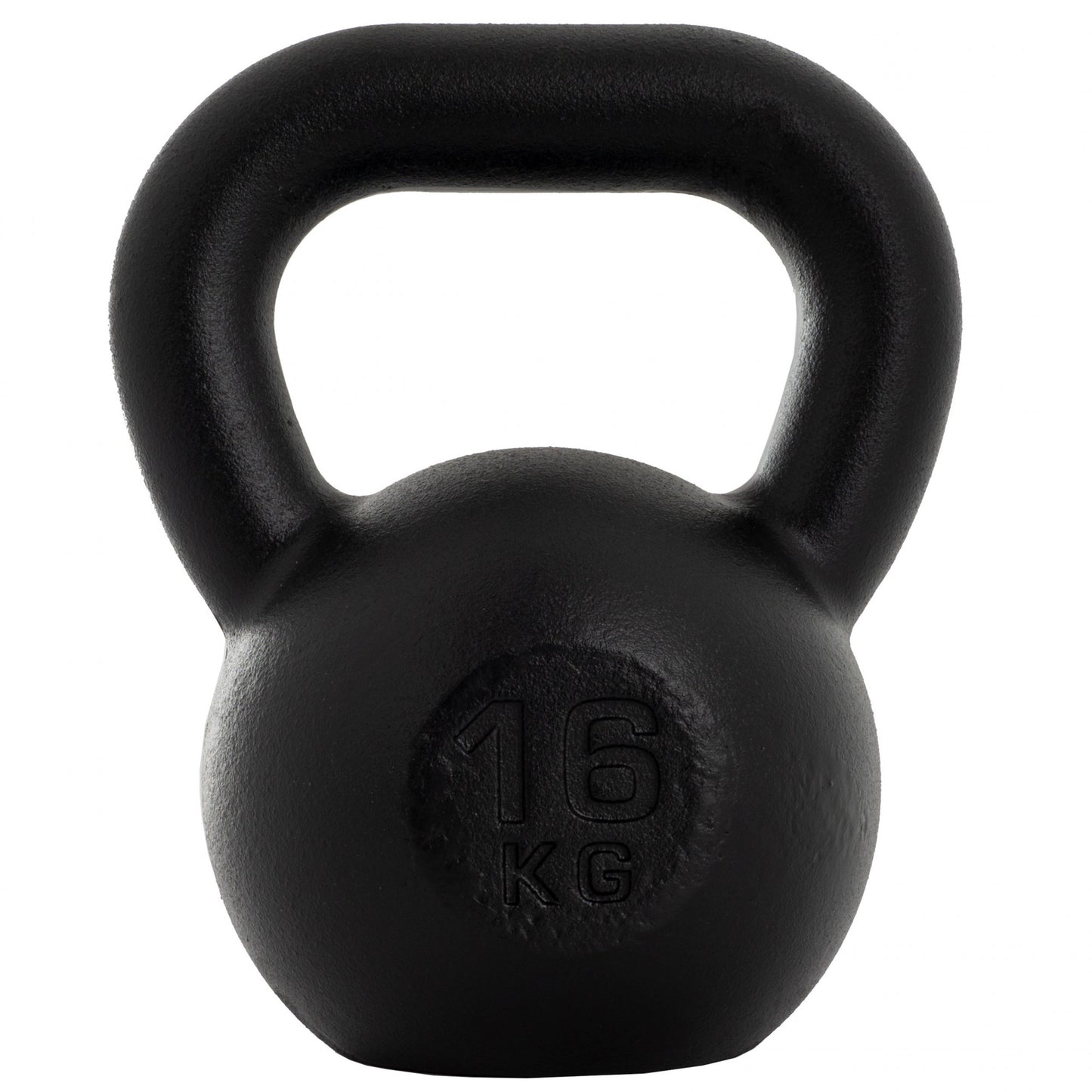 ScSPORTS Kettlebell 16 kg Gietijzer Zwart