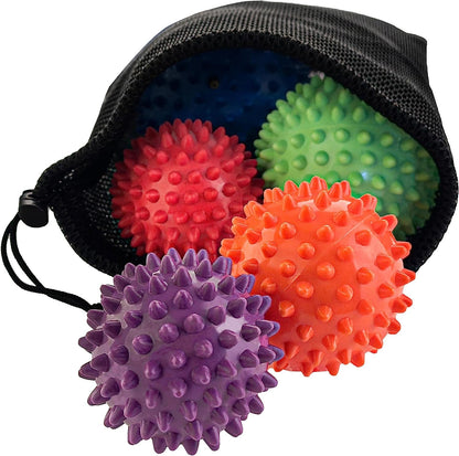 Lot de 5 balles de massage ScSPORTS Lot de 5 balles de massage Incl. sac