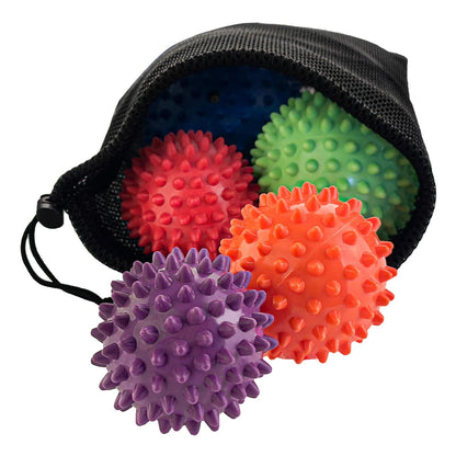 Lot de 5 balles de massage ScSPORTS Lot de 5 balles de massage Incl. sac