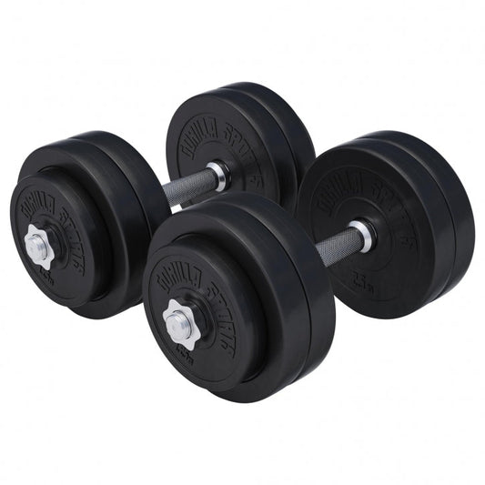 Dumbellset 30 kg Kunststof