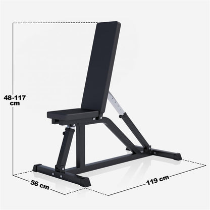 Banc de fitness multifonctionnel noir