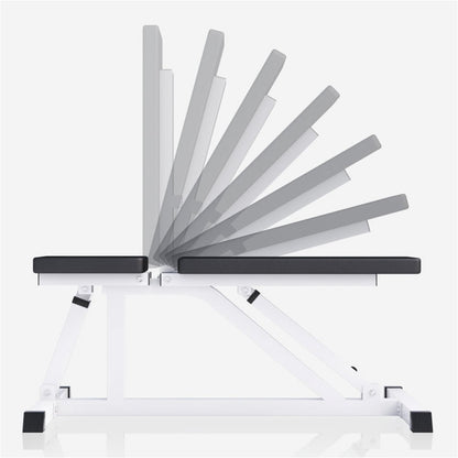 Banc de fitness multifonctionnel blanc