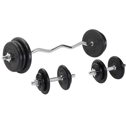 Caoutchouc EZ-Curlset 70 kg - 30 mm