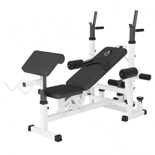 Banc de musculation universel blanc