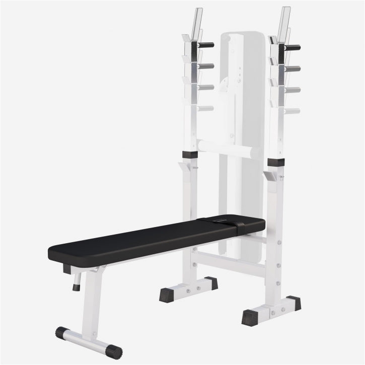 Banc de musculation réglable blanc