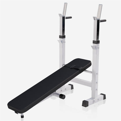 Banc de musculation réglable blanc