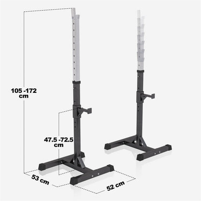 Supports pour squat et développé couché