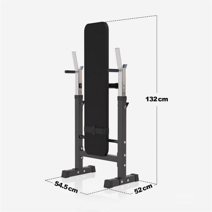 Complete set Halterbank Zwart Met 100 kg Halterset Kunststof