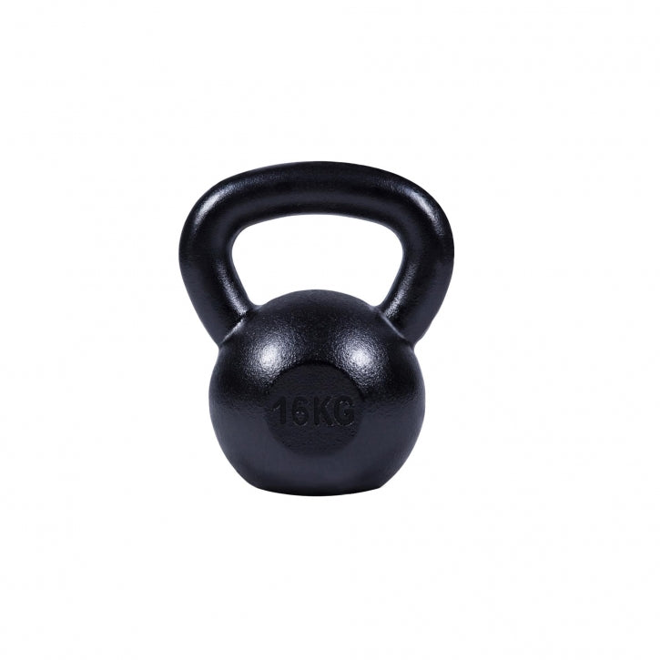 Ensemble avantage kettlebells 12 et 16 kg fonte noire